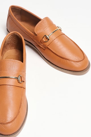 Mocassins em couro - Mostarda - Innuovo