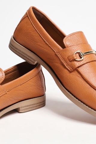 Mocassins em couro - Mostarda - Innuovo