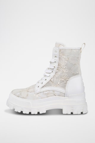 Botins Aspha - Branco - Buffalo