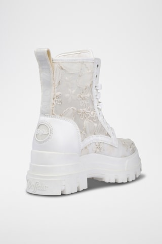 Botins Aspha - Branco - Buffalo