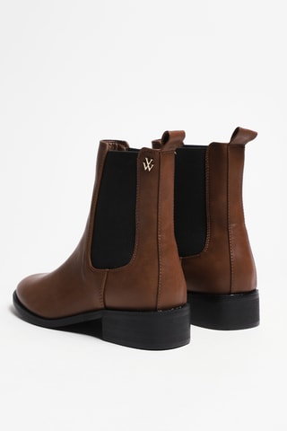 Botins Chelsea - Castanho - Vanessa Wu