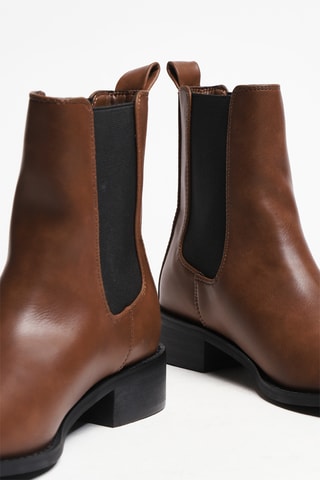 Botins Chelsea - Castanho - Vanessa Wu