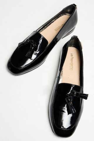 Mocassins em couro envernizado - Preto - Tropeziennes