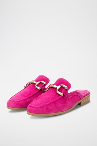 Mules em nobuck Carmela - Fúcsia - Cosmoparis