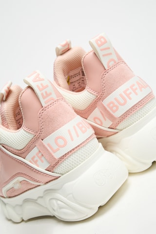 Sapatilhas com plataforma - Rosa e branco - Buffalo