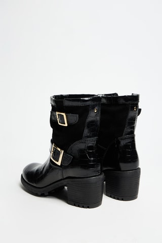 Botins em couro - Preto - Cosmoparis