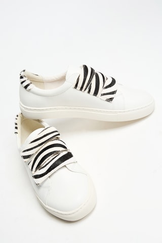 Sapatilhas em couro - Branco - Cosmoparis