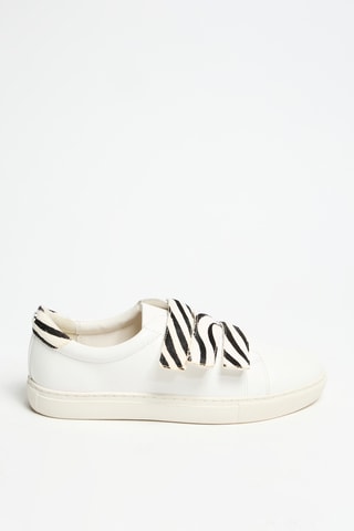 Leren Sneakers - Wit - Cosmoparis