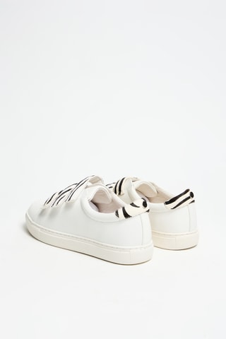 Leren Sneakers - Wit - Cosmoparis