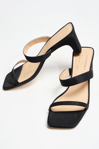 Mules de salto - Preto - Cosmoparis