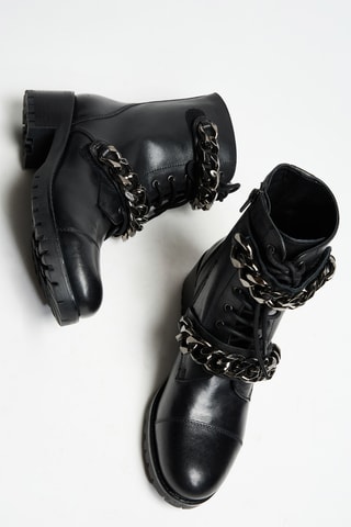 Botins em couro - Preto - Cosmoparis