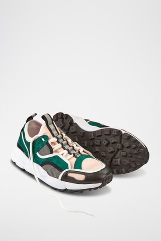 Sapatilhas em nobuck Popi - Verde - Cosmoparis