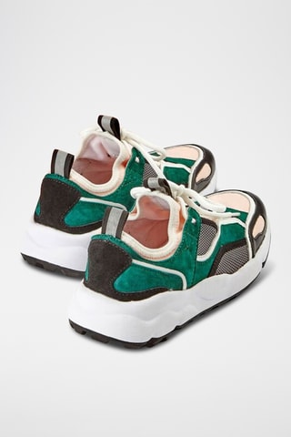 Sapatilhas em nobuck Popi - Verde - Cosmoparis
