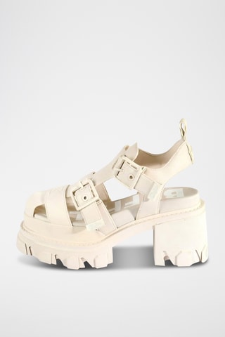 Sandálias de salto Riot trawl - Branco - Buffalo