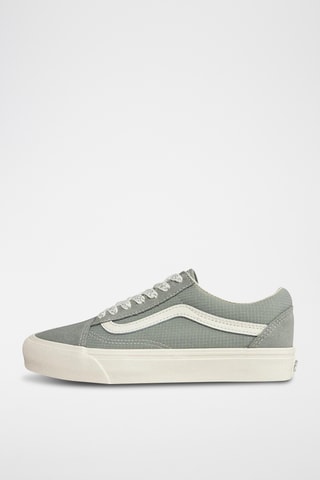 Sapatilhas em nobuck Old Skool VR3 - Verde e branco - Vans