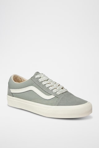 Sapatilhas em nobuck Old Skool VR3 - Verde e branco - Vans