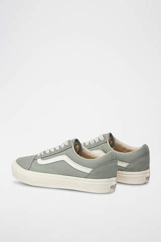 Sapatilhas em nobuck Old Skool VR3 - Verde e branco - Vans