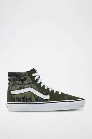 Sapatilhas subidas em nobuck Sk8-Hi - Caqui - Vans