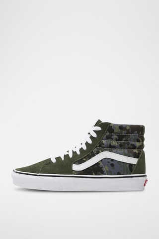 Sapatilhas subidas em nobuck Sk8-Hi - Caqui - Vans