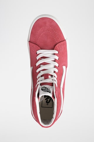 Sapatilhas subidas em nobuck Sk8-Hi - Rosa - Vans