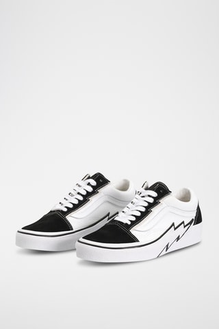 Sapatilhas em nobuck Old Skool - Preto e branco - Vans
