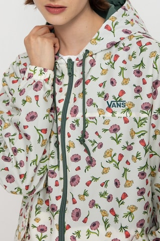 Parca reversível com capuz Mercy - Branco e verde - Vans