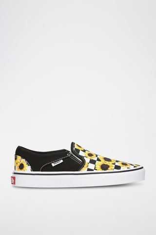 Slip-on Wm Asher - Preto e amarelo - Vans