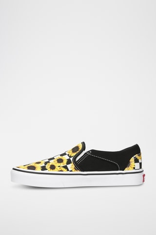 Slip-on Wm Asher - Preto e amarelo - Vans
