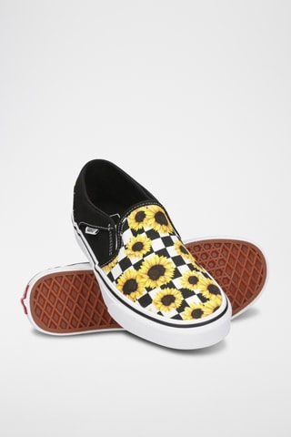 Slip-on Wm Asher - Preto e amarelo - Vans
