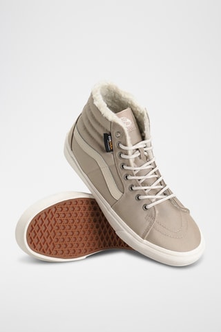 Sapatilhas subidas forradas em nobuck Sk8-Hi - Bege - Vans