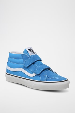 Sapatilhas subidas em couro - Azul-celeste - Vans
