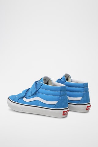 Sapatilhas subidas em couro - Azul-celeste - Vans