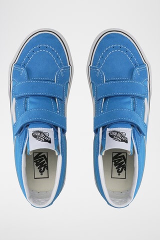 Sapatilhas subidas em couro - Azul-celeste - Vans