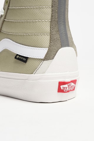 Baskets montantes en cuir - Gris - Vans