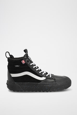 Sapatilhas subidas em couro - Preto - Vans