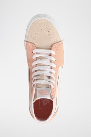 Sapatilhas subidas com plataforma em nobuck Stackform - Salmão - Vans