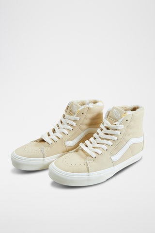 Sapatilhas subidas forradas - Bege-claro - Vans