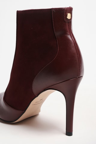 Botins em couro - Bordô - Cosmoparis