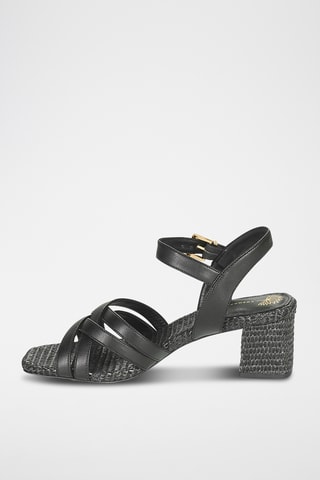 Sandálias de salto Zaggi - Preto - Cosmoparis