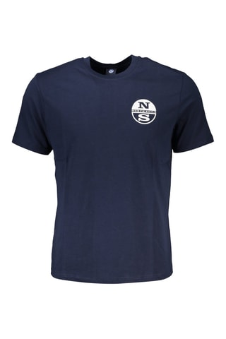 T-shirt - Wit en blauw