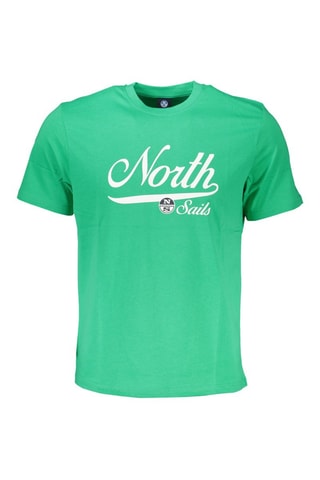 T-shirt - Wit en groen