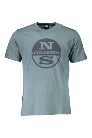 T-shirt - Groen en grijs