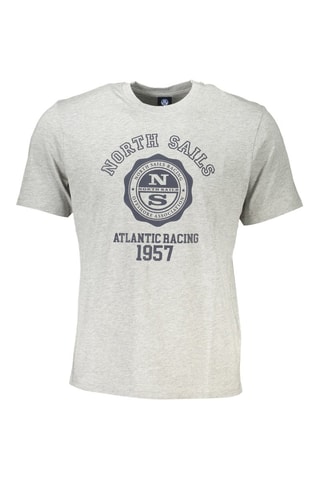 T-shirt - Blauw en grijs