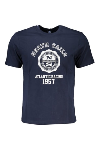 T-shirt - Wit en blauw