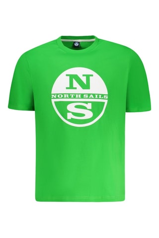 T-shirt - Wit en groen