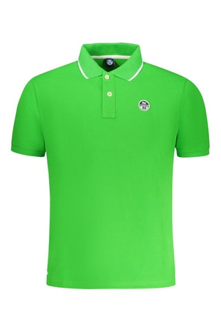 Polo - Blanc, bleu et vert