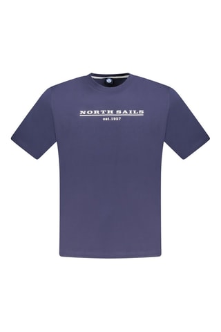 T-shirt - Wit en blauw