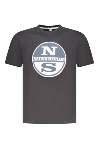 T-shirt - Wit, zwart en blauw
