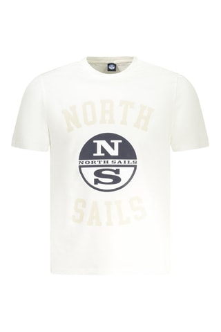 T-shirt - Wit, zwart en beige
