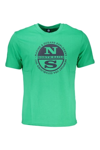 T-shirt - Groen en grijs